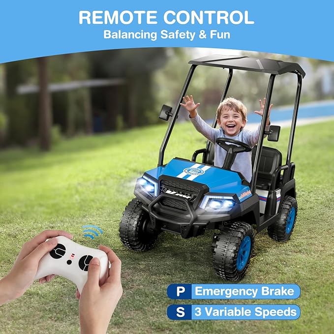 24V 4WD Kids Electric Car w/Remote Control