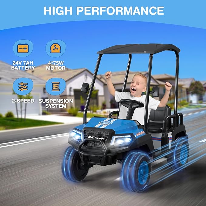 24V 4WD Kids Electric Car w/Remote Control