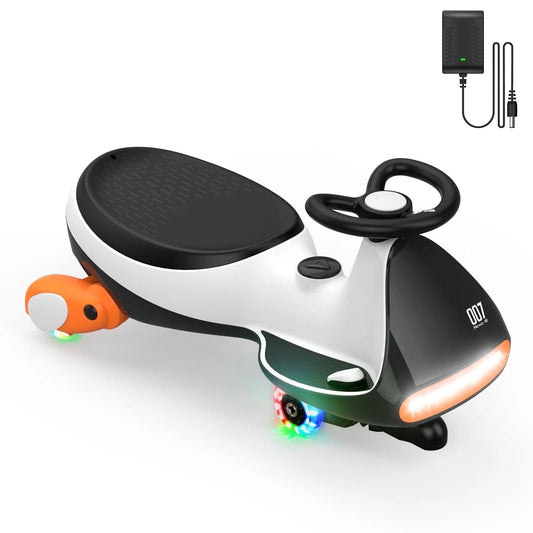 Electric wiggle Car for Kids -2Speeds, Lights & Music